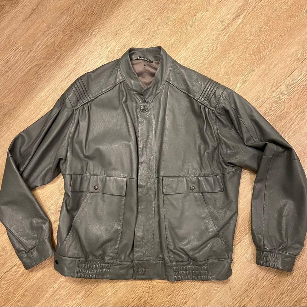 Vintage Italian Genuine Leather Jacket